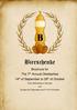 Bierschenke. Brochure for The 7 th Annual Oktoberfest 14 th of September to 29 th of October