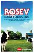 ROSEV DAIRY FOODS, INC. Distributor 220 SECOND STREET CHELSEA, MASSACHUSETTS FAX