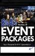 EVENT PACKAGES. Meridian, ID. Your Personal EVENT Specialist is
