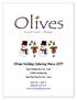 Olives Holiday Catering Menu 2017