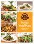Perfect Meal Plans. Week 11