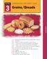 Grains/Breads. Section. Food Buying Guide for Child Nutrition Programs