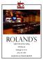 Roland's. Seafood Grill and Iron Landing 1904 Penn Ave Pittsburgh, Pa (412)