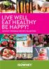 LIVE WELL EAT HEALTHY BE HAPPY! ISOWHEY PROGRAM RECIPE COLLECTION