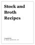 Stock and Broth Recipes