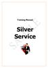 Training Manual. Silver Service