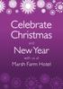 and New Year with us at Marsh Farm Hotel