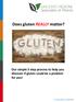 Our simple 3 step process to help you discover if gluten could be a problem for you!