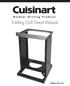 Folding Grill Stand Manual