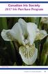 Canadian Iris Society 2017 Iris Purchase Program Snow Tree