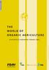 the world of organic agriculture