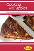 Cooking. with Apples. Sweet and Savoury Recipes for Fall