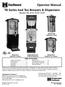 Operator Manual TB Series Iced Tea Brewers & Dispensers Models TB3, B1/3, B1/3T, SU3P