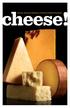 cheese! Secrets, Stories & Statistics of America s Edible Obsession