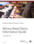 Winery Retail Store Information Guide