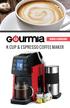MODEL# GCM5000 K CUP & ESPRESSO COFFEE MAKER