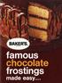 famous frostings chocolate made easy...