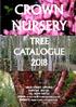 CROWN NURSERY TREE CATALOGUE 2018