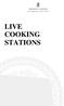 LIVE COOKING STATIONS