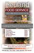 FOOD SERVICE CATERING & DELICATESSEN. 115 Oak Ave Aurora, Il