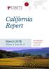 California Report. March Volume 1, Issue No. 2. Ciatti Global Wine & Grape Brokers