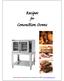 Recipes. for. Convection Ovens. Market Forge, 44 Lakeside Avenue, Burlington, VT 05401,