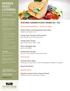 Catering FEATURED SUMMER PLATED MENUS