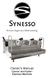 Owner s Manual Cyncra and Hydra Espresso Machines