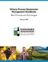 Winery Process Wastewater Management Handbook: Best Practices and Technologies. February 2018