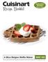 WAF Slice Belgian Waffle Maker. Instruction Booklet Reverse Side