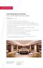 THE RESIDENCE ONFIVE FULL DAY MEETING PACKAGE