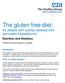 The gluten free diet: for people with coeliac disease and dermatitis herpetiformis