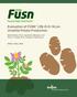 Evaluation of FŪSN ( ) on Umatilla Potato Production