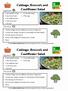 Cabbage, Broccoli, and Cauliflower Salad. Cabbage, Broccoli, and Cauliflower Salad