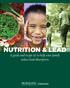 Nutrition & Lead. A guide and recipe set to help your family reduce lead absorption.