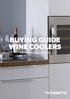 BUYING GUIDE WINE COOLERS FIND THE RIGHT WINE COOLER FOR YOU