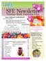 SFE Newsletter. Putting Child Nutrition First. May is Mental Health Month Keep your mind healthy by: Keep your mind active!