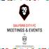 MEETINGS & EVENTS by SALFORD CITY FC SALFORD CITY FC. E T