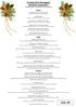 Evening Menu throughout the festive season 2017 Available until 23 rd December 2017 (inclusive) Starters