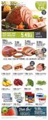 3.49LB FRIDAYS SAVE 3.49 LOCAL HAMS FROM WITTENBURG, LODI, MILWAUKEE AND MORE! 9.99 PPER per lb SOCKEYE SALMON