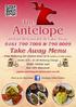 Antelope. Indian Restaurant & Take Away & Take Away Menu. Under Delivery Charge