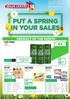 PUT A SPRING IN YOUR SALES