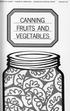 IVERSITY OF ILLINOIS COLLEGE OF AGRICULTURE COOPERATIVE EXTENSION SERVICE CIRCULAR 943 CANNING FRUITS AND VEGETABLES