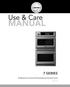 Use & Care MANUAL 7 SERIES. Professional TurboChef Speedcook Double Oven VDOT730