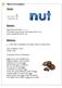 Word Formulation. Visual: Spoken: Meaning: Spell the word first: n - u - t The trainer pronounces the whole word: nut Then repeat the word: nut