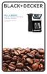 MILL & BREW 12-CUP PROGRAMMABLE COFFEE MAKER CM5000