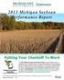 2013 MICHIGAN SOYBEAN PERFORMANCE REPORT D.WANG, J.F.BOYSE, AND R.G.LAURENZ, DEPT. OF PLANT SOIL & MICROBIAL SCIENCES
