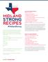 STRONG RECIPES MIDLAND. #MidlandStrong