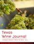 TexaS Wine Journal. Category Report Blanc Du BoiS