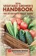 VEGETABLE GROWER S HANDBOOK THE COUNTRY S FINEST SEEDS